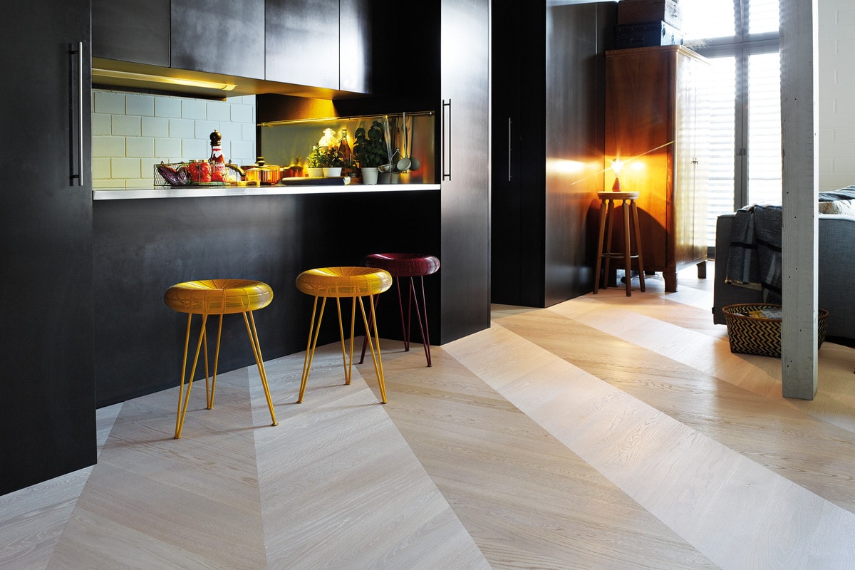 Parchet Dublu stratificat geometric Formpark Rombico Stejar Farina Bauwerk - Kulttur București