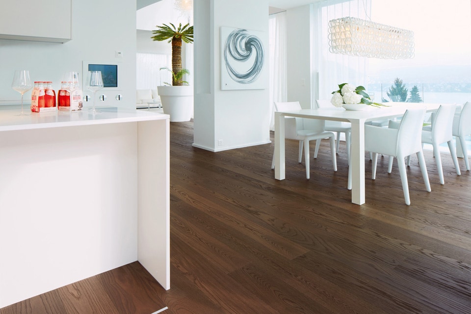 Parchet Dublu stratificat Villapark Stejar Afumat Cacao Bauwerk - Kulttur București