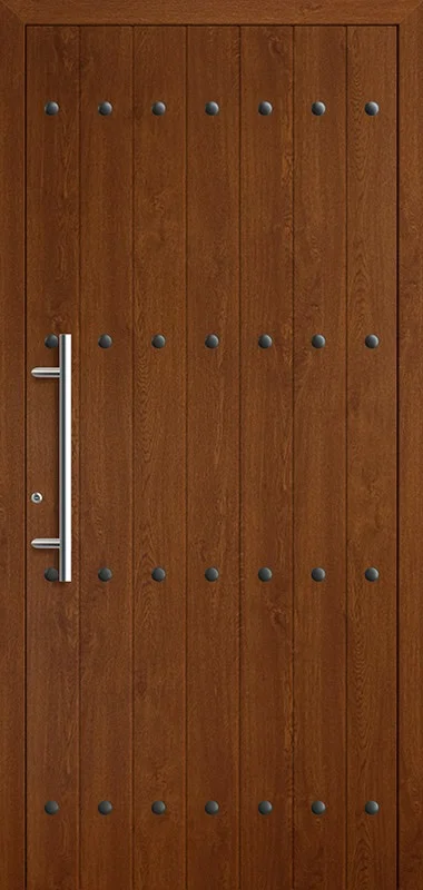 Ușă de exterior din aluminiu ST-231 Golden Oak - Kulttur București