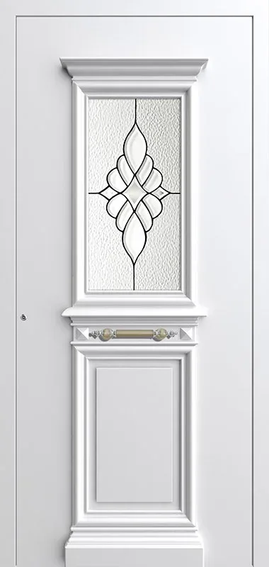 Ușă de exterior din aluminiu ST-211 RAL 9016 - Kulttur București