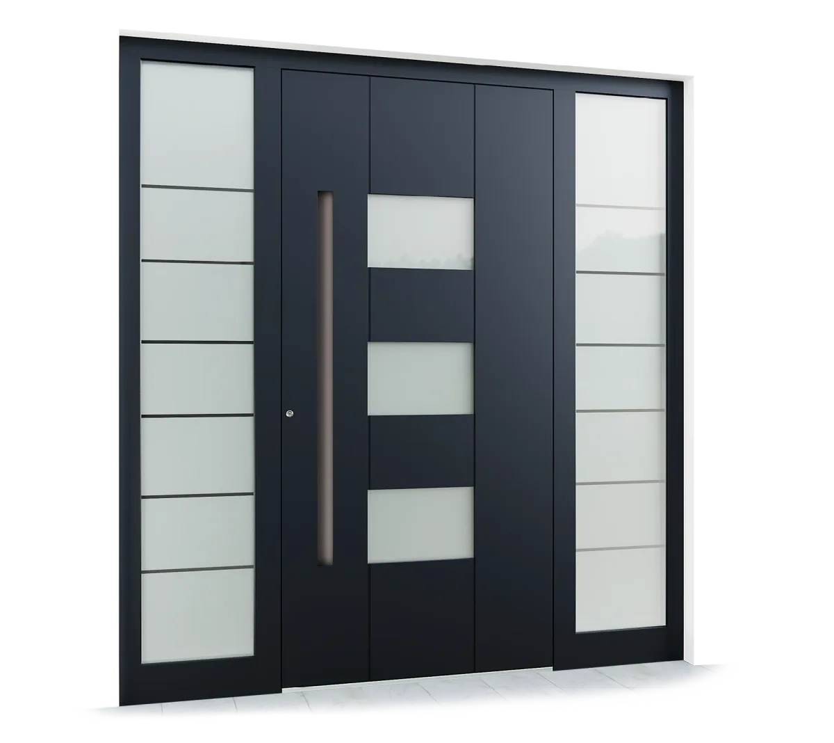 Ușă de exterior din aluminiu ST-260 Gris 2900 - Kulttur București