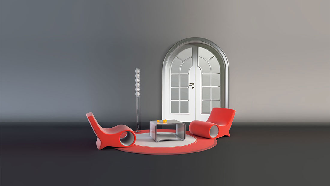 Ușă de interior vopsita Onyx Circle 2