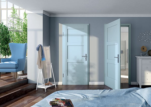 Usi de interior modle Classic 32, vopsite alb