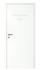 ușă albă frezată individual