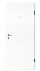 ușă albă frezată individual WC