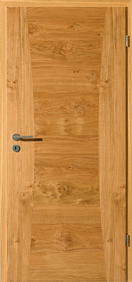 Usa de interior din lemn stratificat Quirin 4, furnir stejar cu noduri