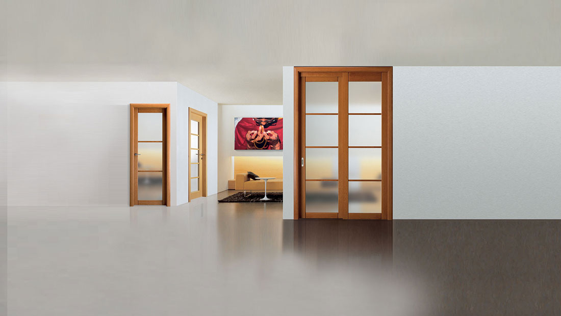 Ușă dublă glisantă model Indigo