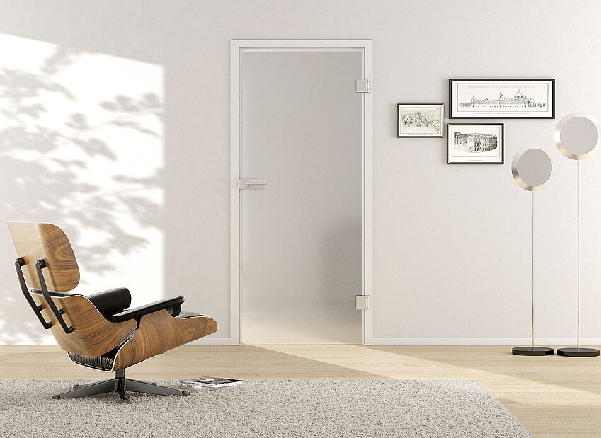 Usa de interior din sticla securizata model sablat