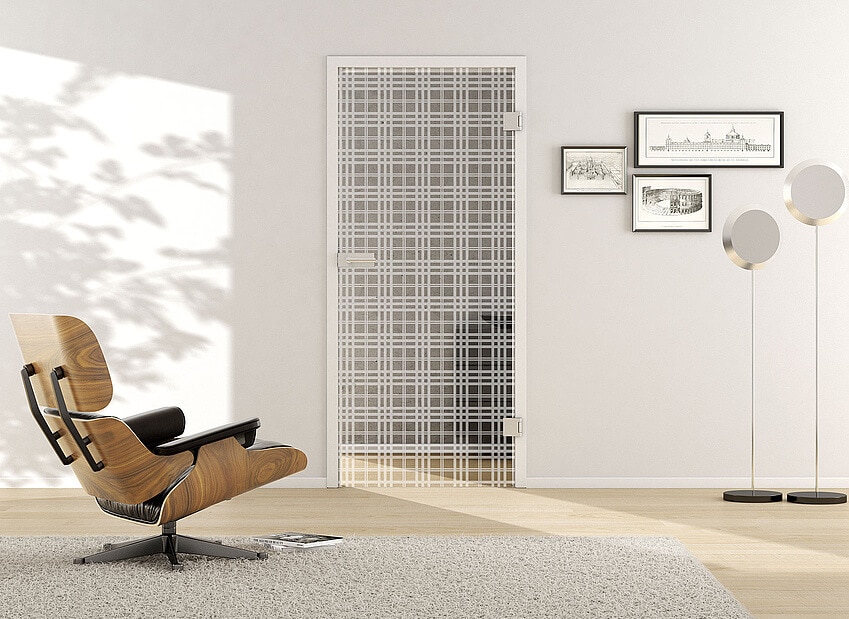 Usa de sticla securizata model Tartan Clasic 562