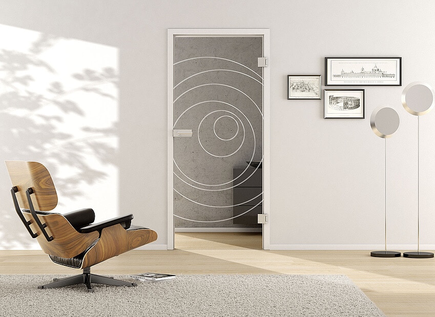 Usa de interior din sticla securizata model Deco LD 585