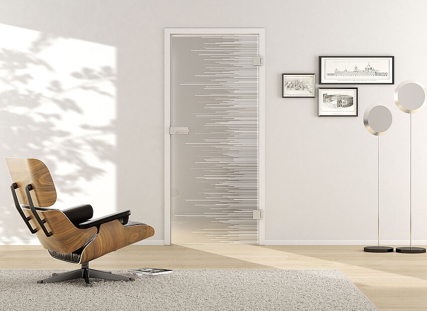 Usa de interior din sticla securizata model Lines LD 604